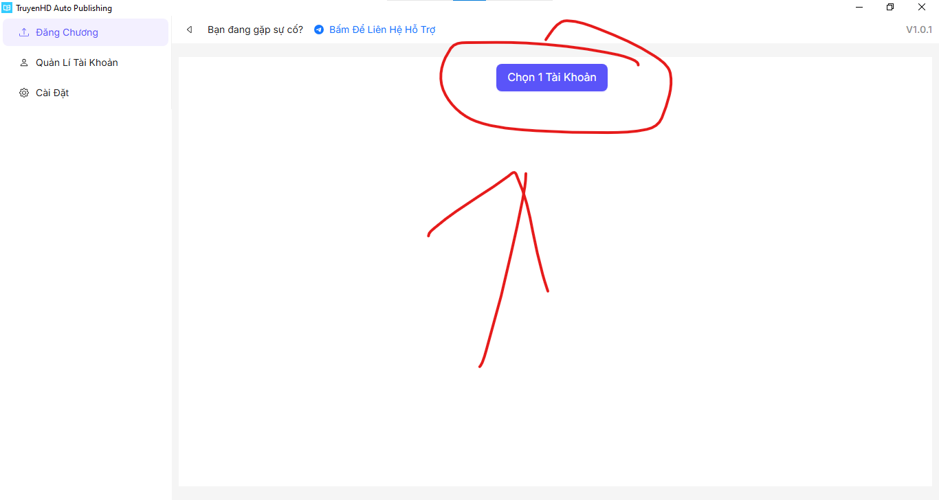 Bước 19 - Chọn tài khoản